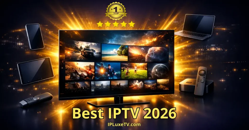 Best IPTV 2026 streaming on multiple devices with 4K quality and premium channels