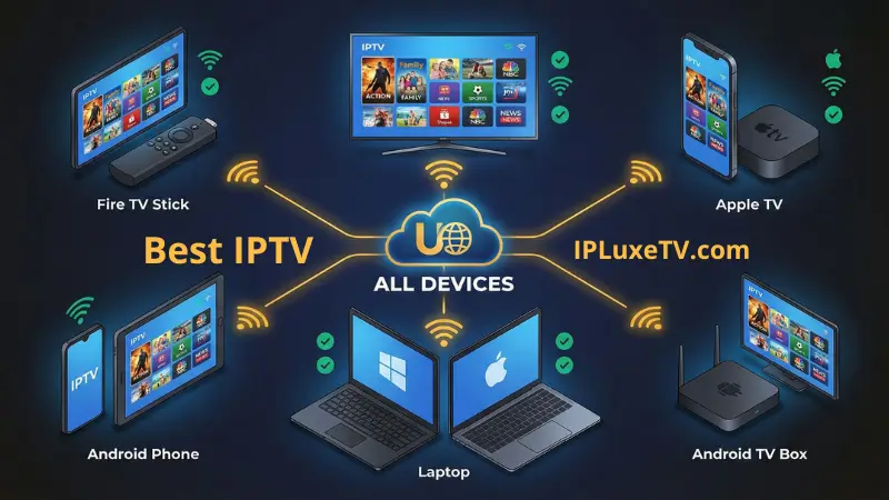 Best IPTV: #1 Rated Service with 50,900+ Happy Users 3 IPTV service compatible with all devices - Fire TV Stick, Smart TV, Apple TV, Android, iOS smartphones, tablets, Windows, Mac computers, and streaming boxes